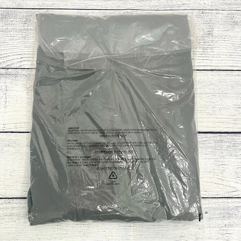 Show Me Your Mumu Godshaw Goddess Gown Soft Charcoal Dress Bridesmaid Size L - Picture 9 of 10